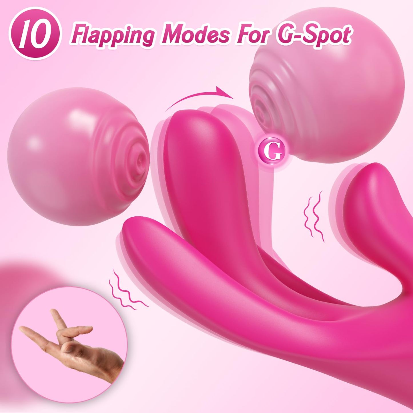 😍3 in 1 Stimulation G Spot and Clitoral  -  Female Adult Toy✨