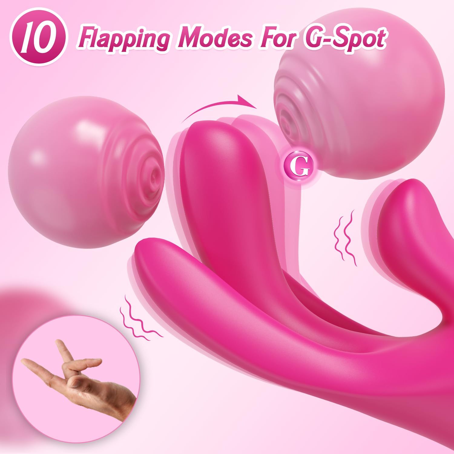 😍3 in 1 Stimulation G Spot and Clitoral  -  Female Adult Toy✨