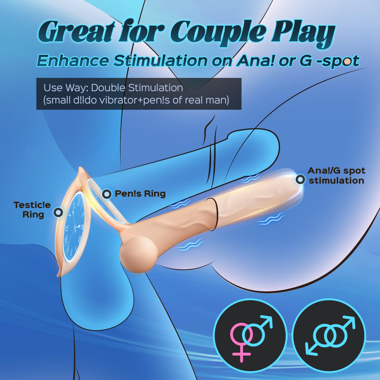 😍2025 Comfortable Wear Design💖-🎁 Couple Adult Sex Toys Anal Dildo✨