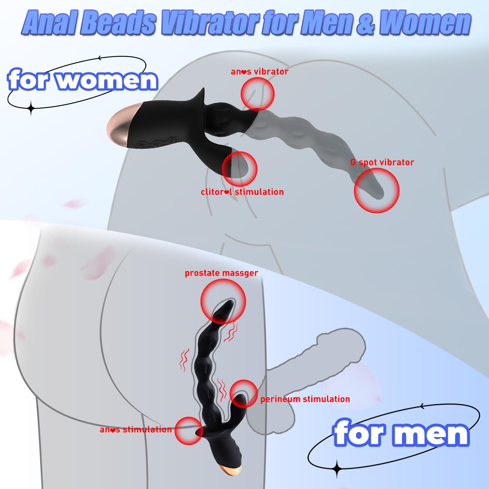 😍2025 Upgraded Progressive Butt Plug - Anal Vibrator💖