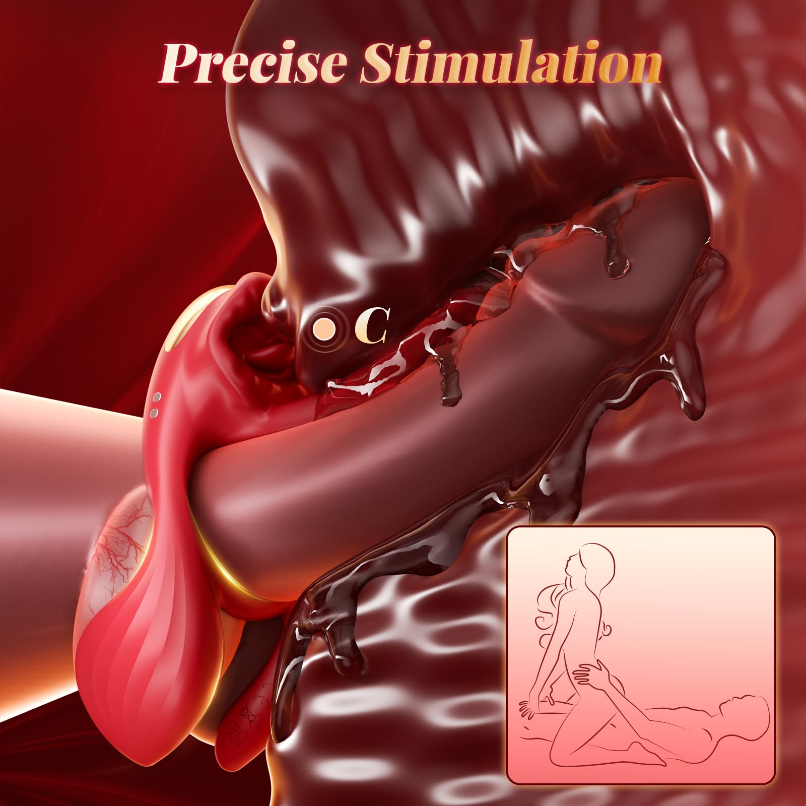 😍RoseBliss™ ED Support Ring – Supports Erection & G‑Spot Pleasure for Him & Her 💪