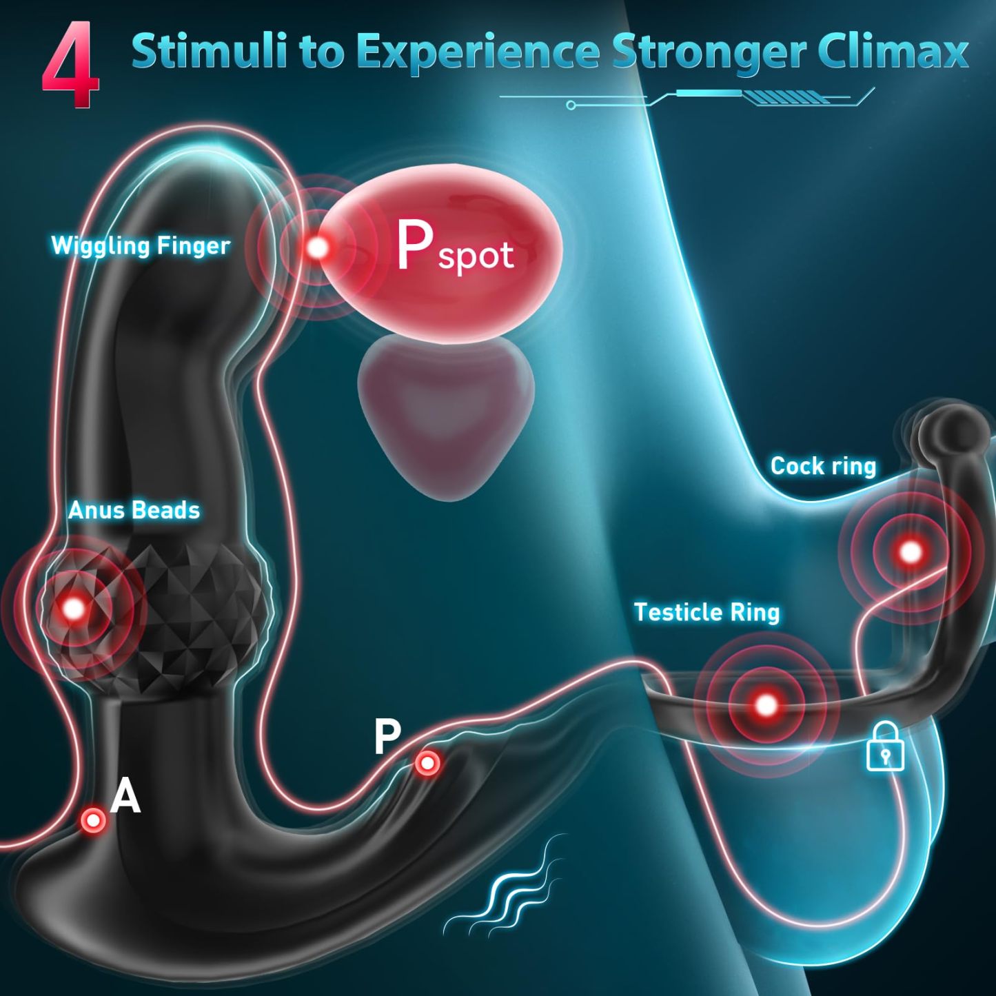 🎁2024 Newest Design -💥Prostate Massager😍- Anal Vibrator✨