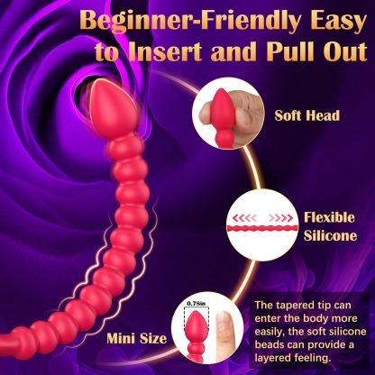 😍Upgraded Vibrating Cock Ring💥 - 💖With Rose Clitoral Vibrator✨