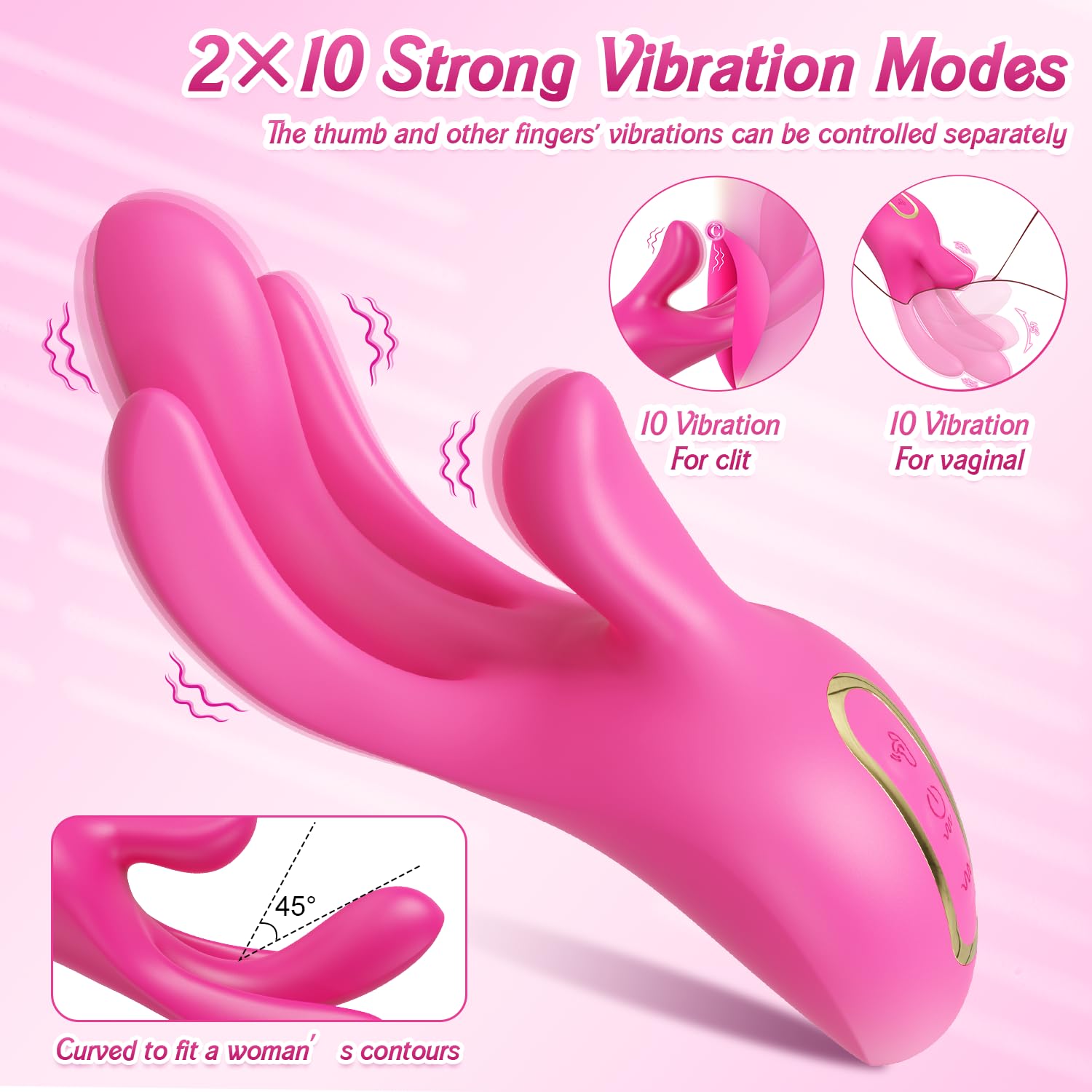 😍3 in 1 Stimulation G Spot and Clitoral - Female Adult Toy✨
