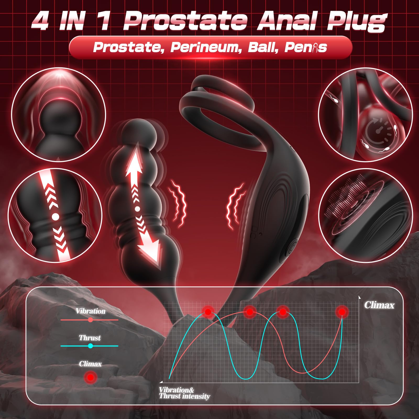 🎁2025 Epic Prostate Massager 💥- 😍Fantasy Anal Plug💖