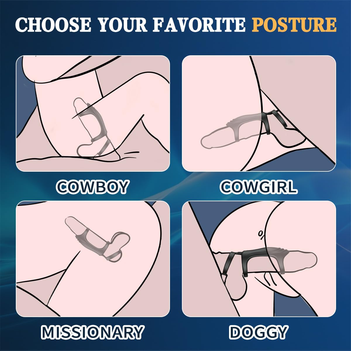 🏆2025 Hot Sale Vibrating Cock Ring✨ - 😍Penis Enhancer💖