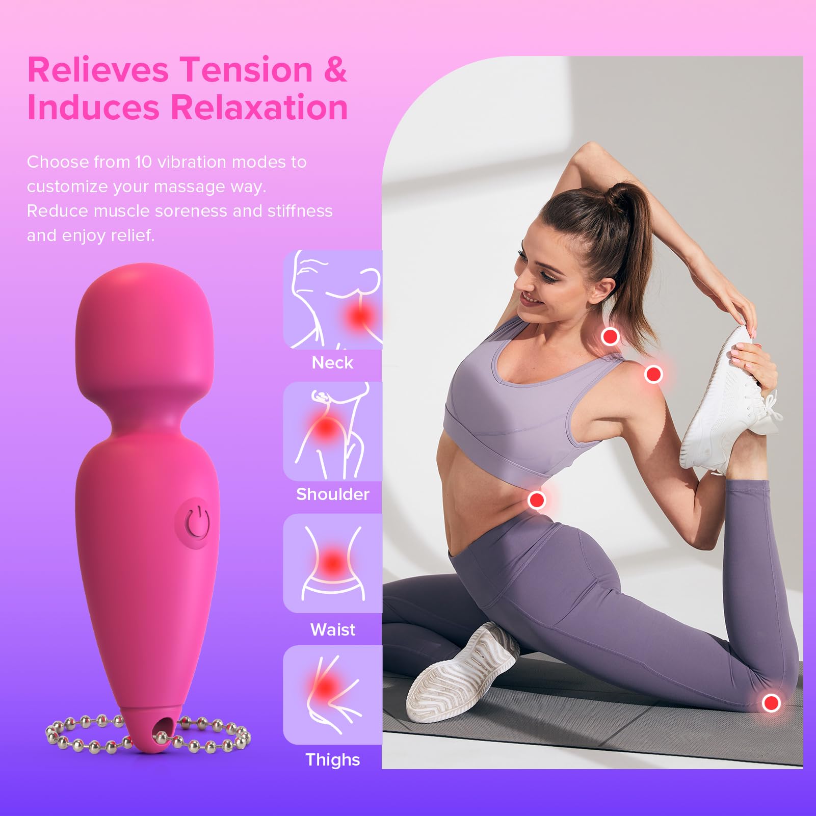 😍Sex Toy Mini Vibrator - Clitoral Vibrator Stimulator 10 Modes💖