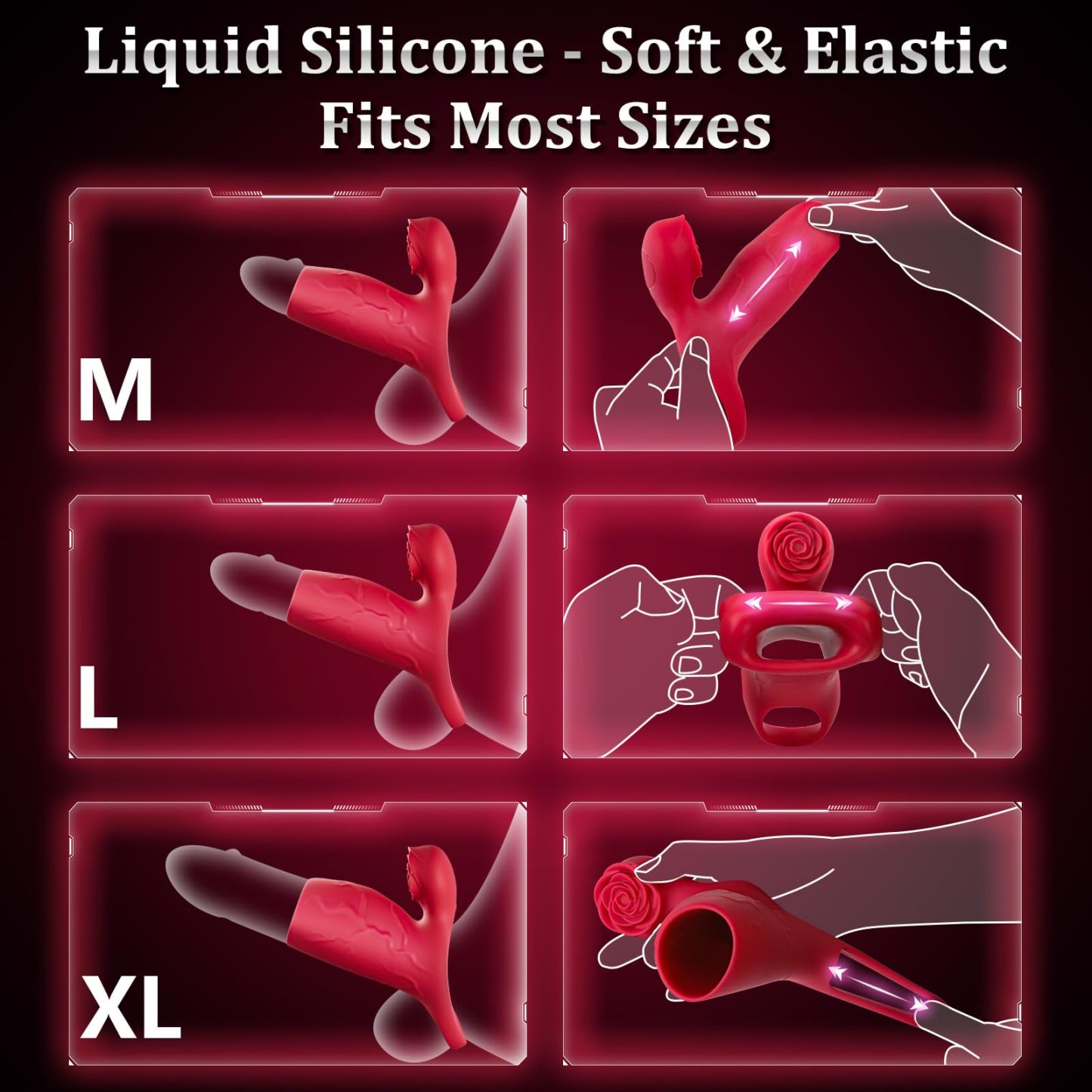 😍Male Sex Toy Condom🎁 - 💖Sex Toy Vibrator Condom✨