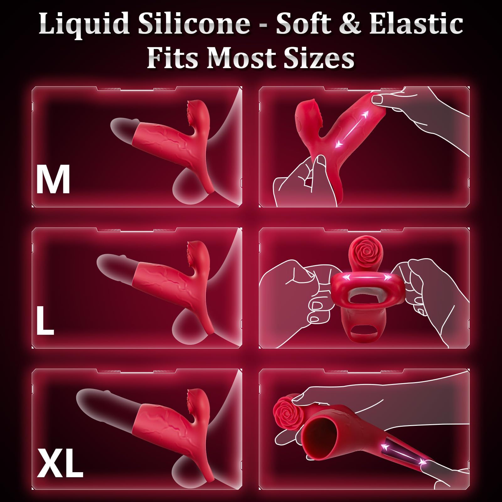 😍Male Sex Toy Condom🎁 - 💖Sex Toy Vibrator Condom✨