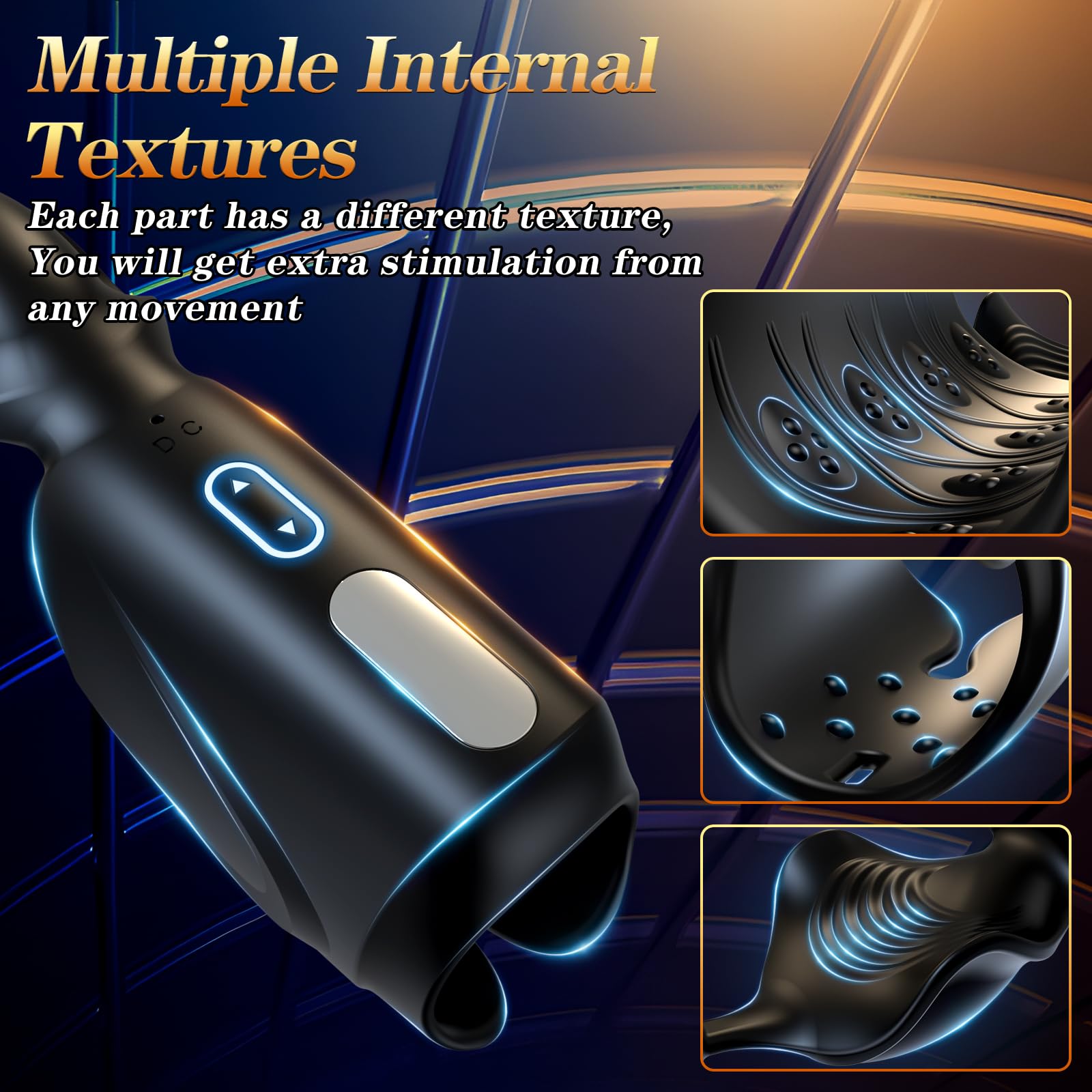 😍💗Automatic Male Masturbator - Dual Action Penis Training Stimulator Vibrator with 10 Modes