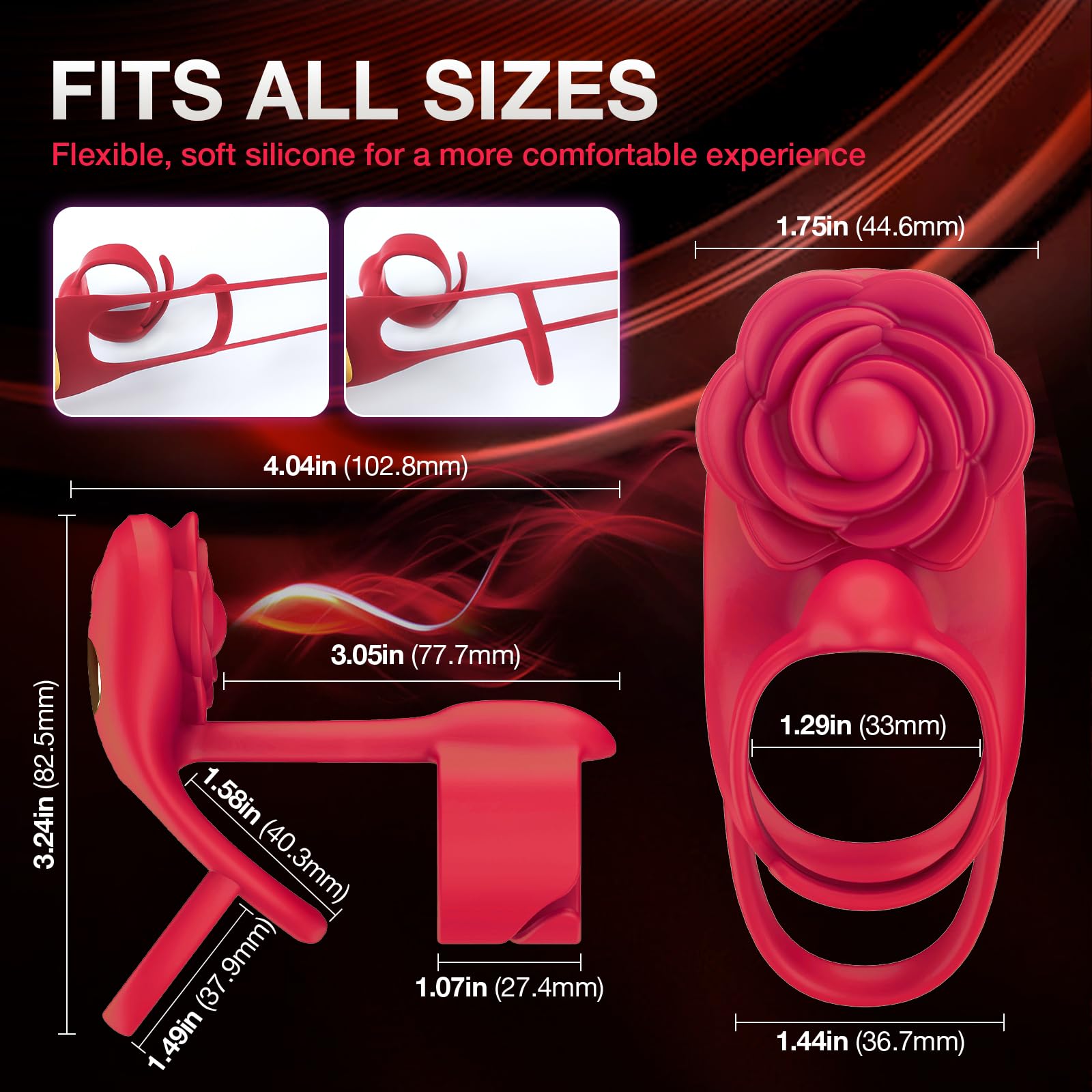 🎁Vibrating Cock Ring Sleeve - Adult Sex Toys for Couples