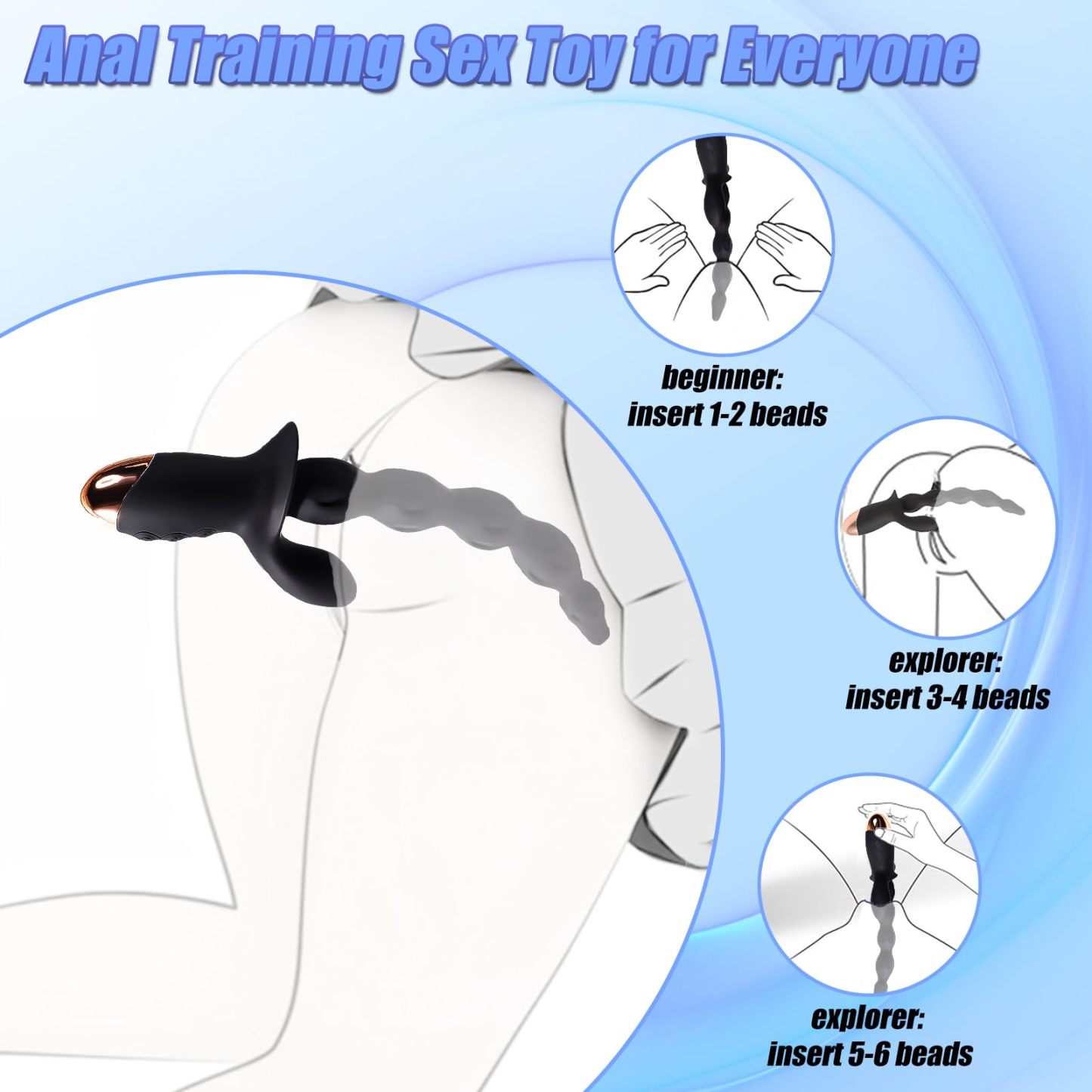 😍2025 Upgraded Progressive Butt Plug - Anal Vibrator💖