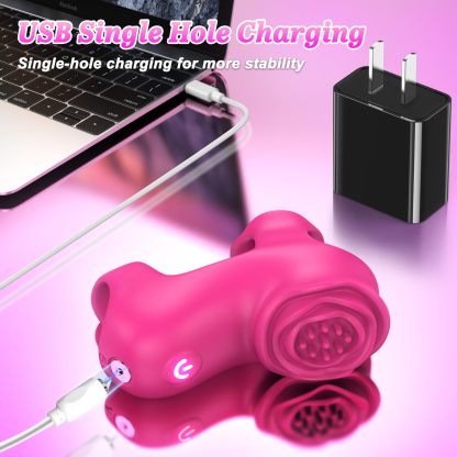 😍Finger Vibrator Female Sex Toys - Mini Vibrator Rose Toy💖