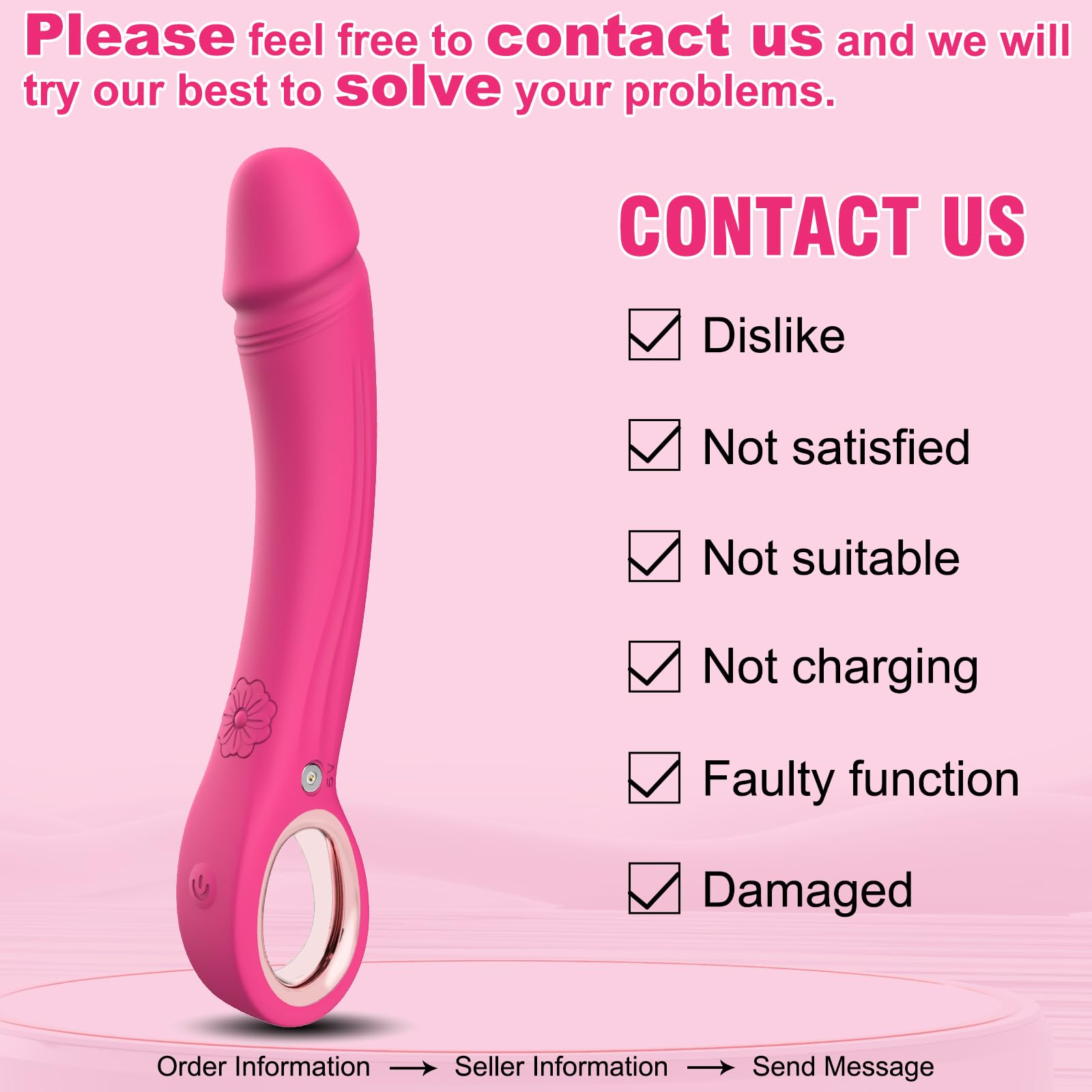 😍Dildo Vibrator Adult Female Sex Toys - 💖G Spot Vibrator✨
