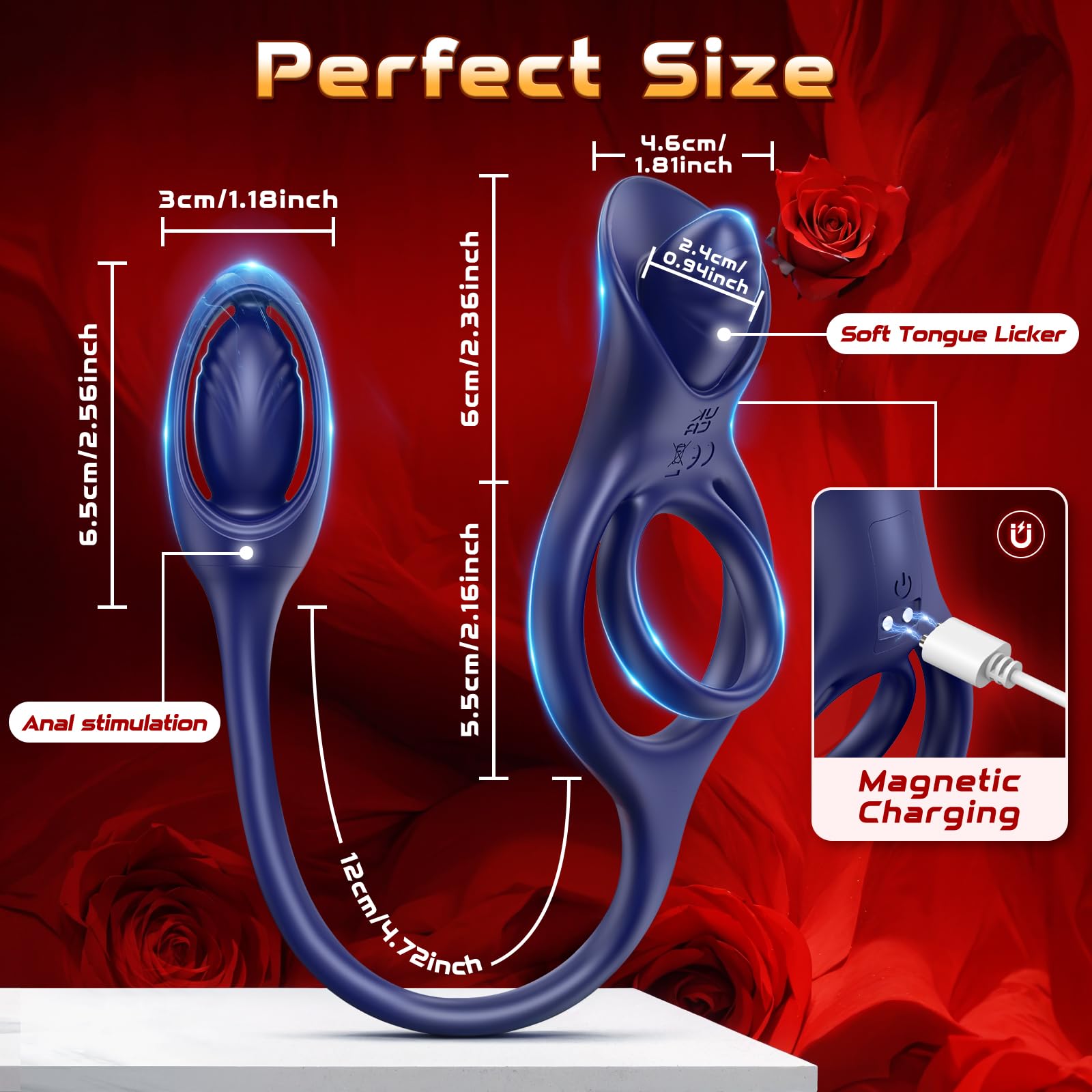 🏆2025 Epic Champion Toys💥 - 😍Male Prostate Massager - Vibrating Cock Ring✨