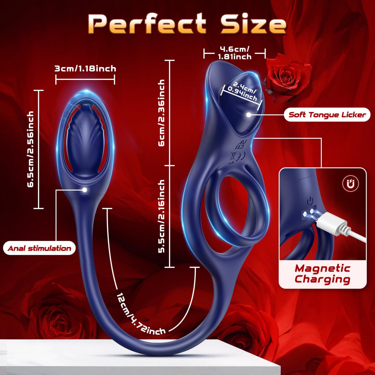🏆2025 Epic Champion Toys💥 - 😍Male Prostate Massager - Vibrating Cock Ring✨