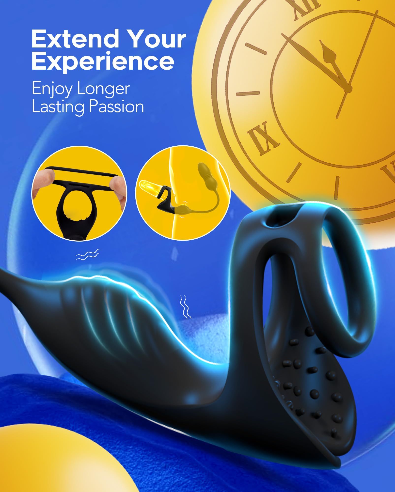 😍Prostate Massager Anal Thrust Vibration - Smart APP Controlled💖