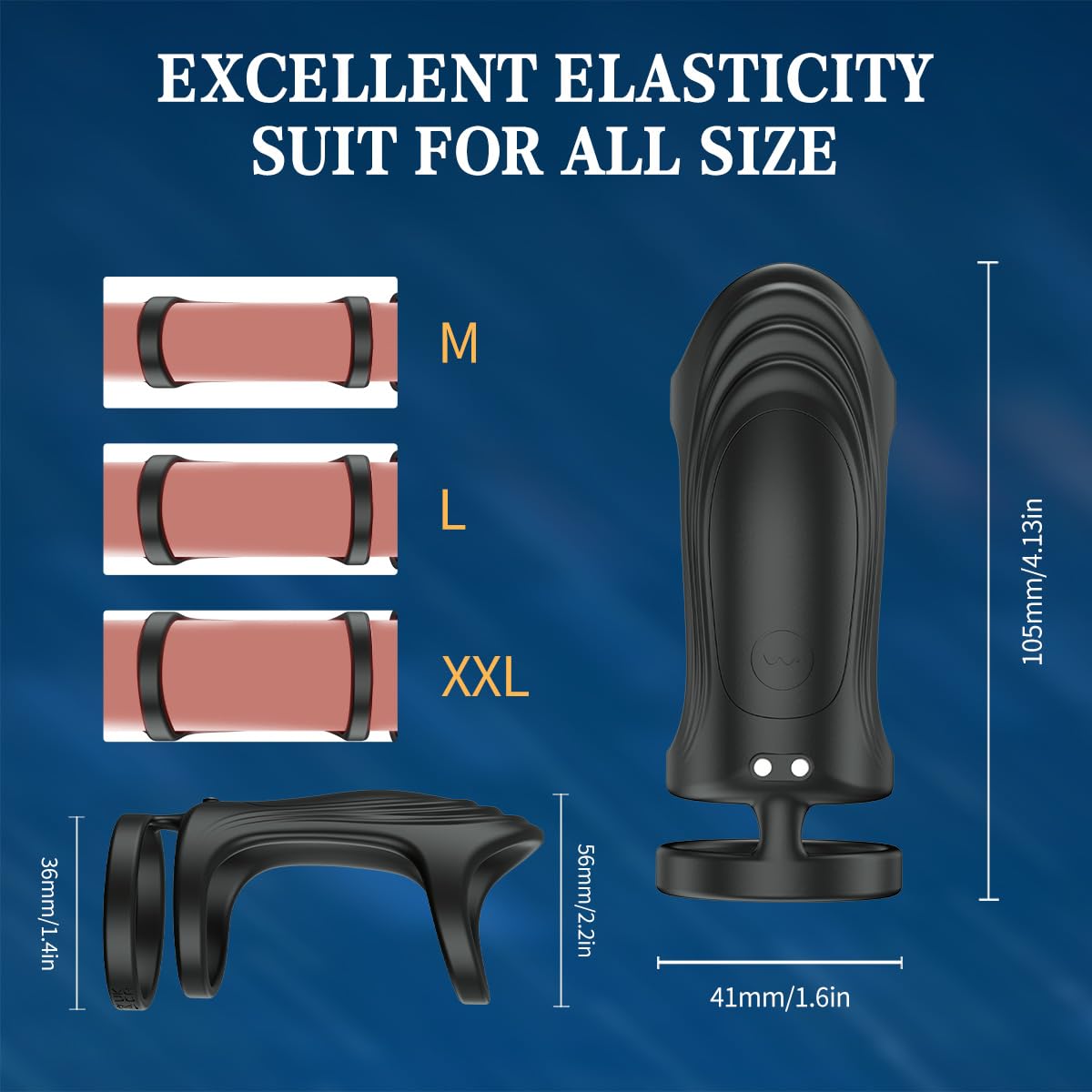 🏆2025 Hot Sale Vibrating Cock Ring✨ - 😍Penis Enhancer💖