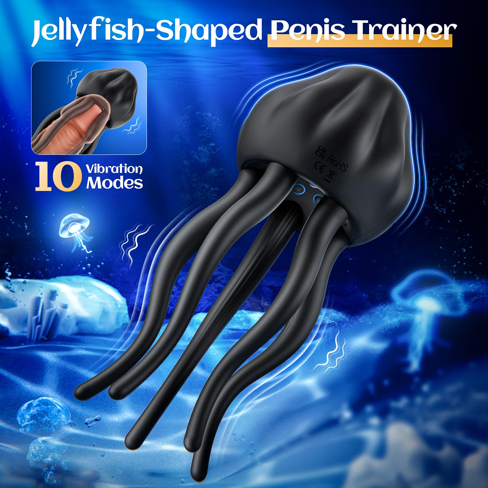 💥Penis Vibrator - 💥10 Vibration Modes For Penis, Clitoral And Nipple Stimulation