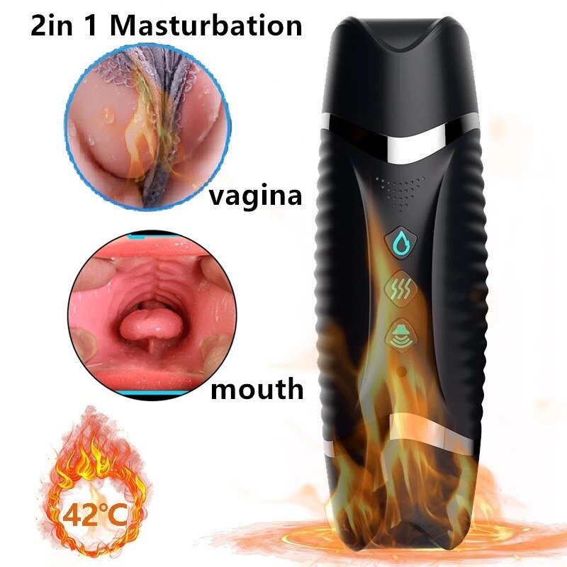 🎁2023 New Product 😍-2 in 1 male masturbation cup