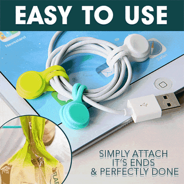 (🌲Early Christmas Sale - Save 48% Off) Snap Magnetic Cable Ties 🎁 Ideal Stocking Filler