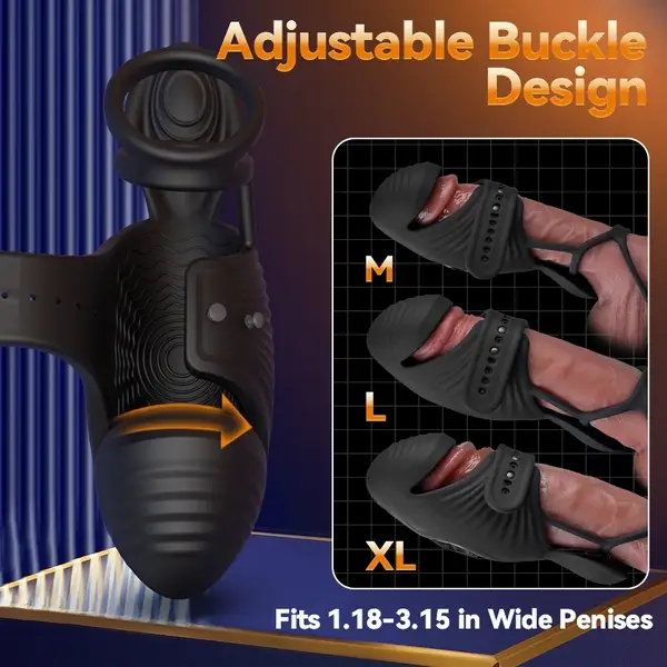 🔥2024Hot Sale - Delay Ejaculation Desensitization Training 7 Vibration Masturbation Penis Vibrator