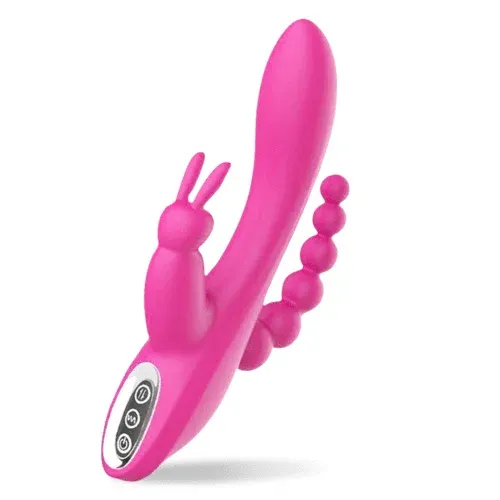 🎁Happy gifts for you - 3-in-1Rabbit G-Spot Stimulator Anal Dildo Vibr
