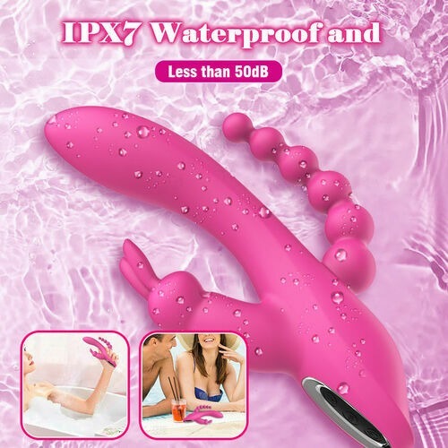 🎁Happy gifts for you - 3-in-1Rabbit G-Spot Stimulator Anal Dildo Vibrator