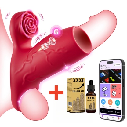 😍Male Sex Toy Condom🎁 - 💖Sex Toy Vibrator Condom✨