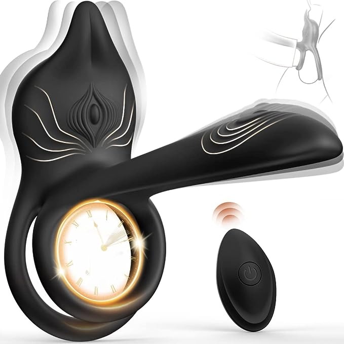 🔥🔥Multifunctional 3 In 1 Penis Ring Vibrator