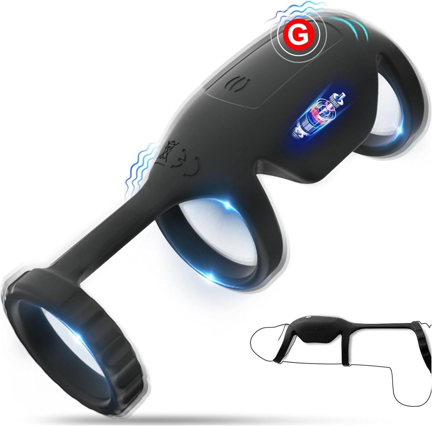 🔥2024 Special Gift - 49% OFF💥💥--💕Vibrating Cock Ring with Snail Vibe Clitoral Stimulator