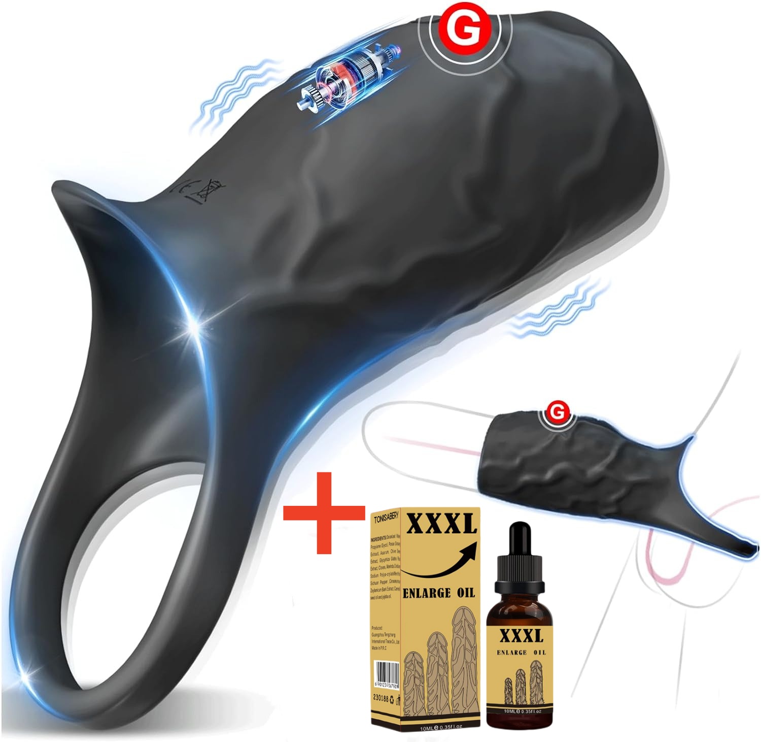 💥2024 New Launch Couple Toys-🏆Vibrating Penis Sleeve