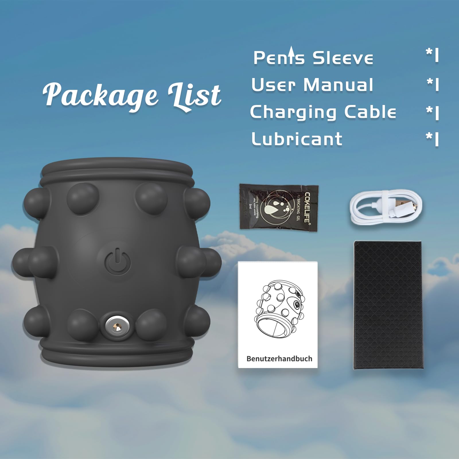 💥2024 New Launch Couple Toys-🏆Vibrating Penis Sleeve