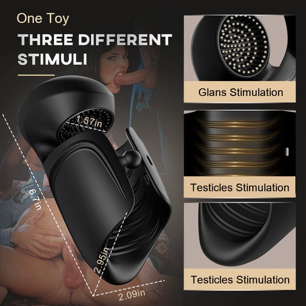 Adjustable Buckle Penis Vibrator