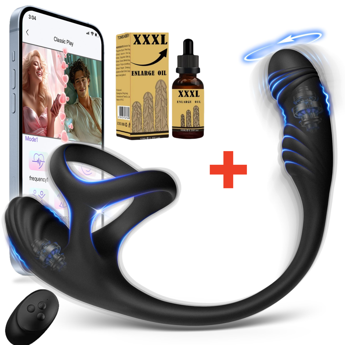 😏 Ultimate Male Pleasure Toy 💥– 😍 4-in-1 Prostate & Anal Massager 🎯