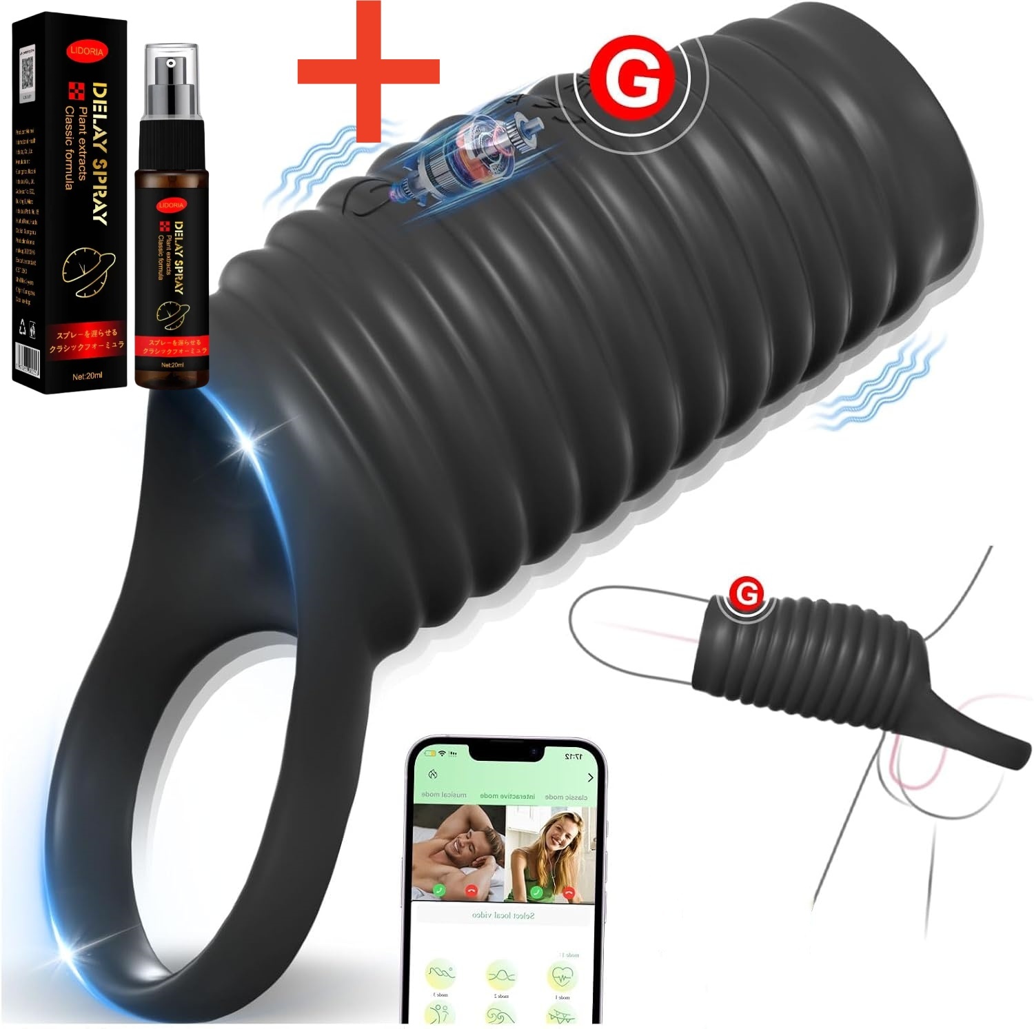 🔥2025 Hot Sale-💥Male Erectile Penis Condom