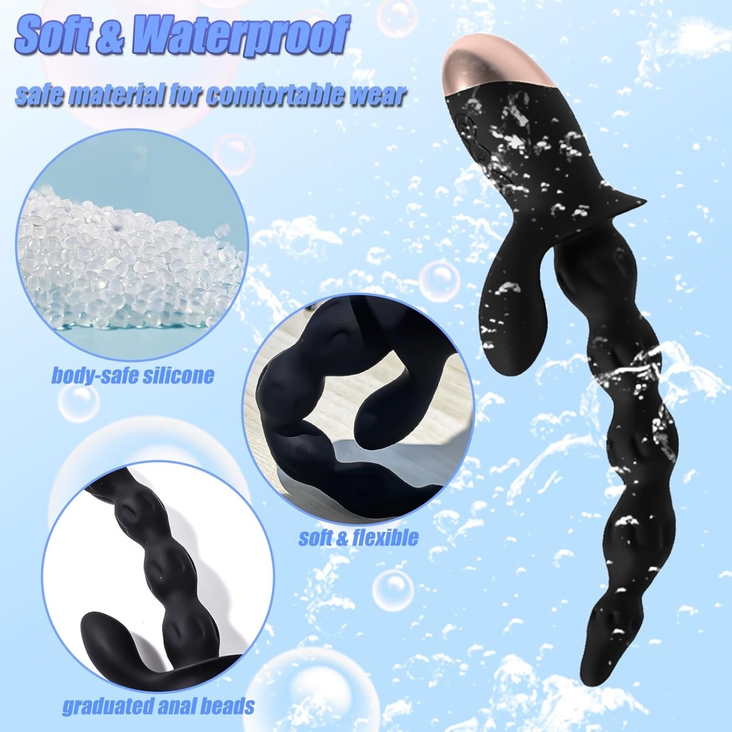 😍2025 Upgraded Progressive Butt Plug - Anal Vibrator💖