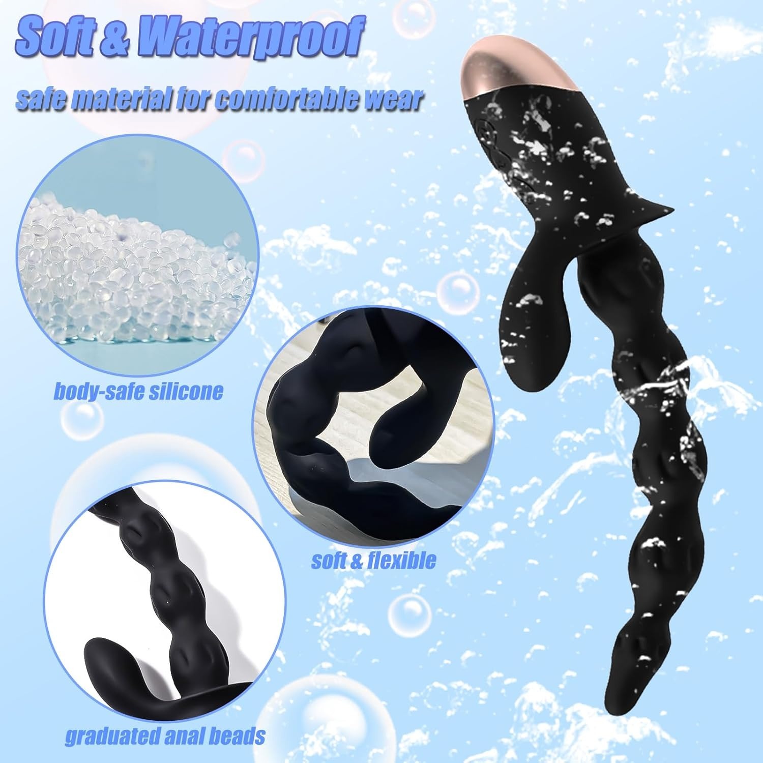 😍2025 Upgraded Progressive Butt Plug - Anal Vibrator💖