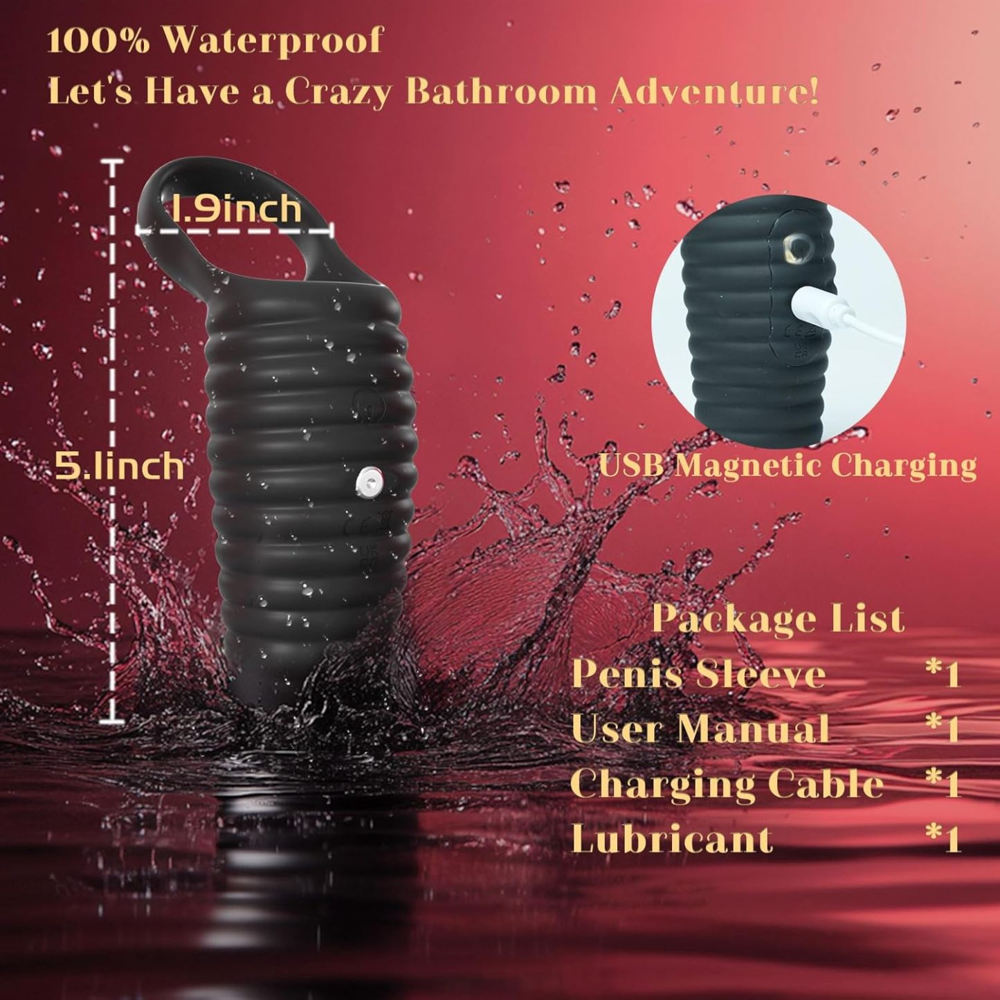 🔥2025 Hot Sale-💥Male Erectile Penis Condom