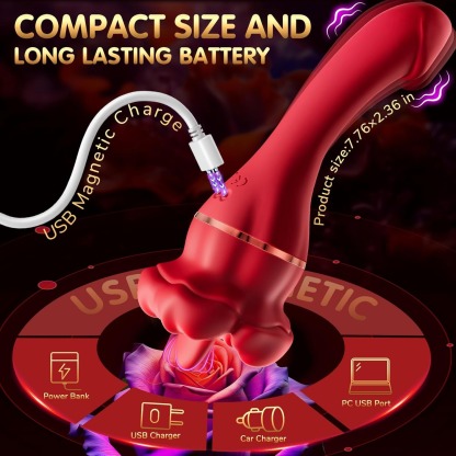 😍Female Vibrator Dildo Sex Toy - Rose Sex Toy Clitoral Vibrator💖
