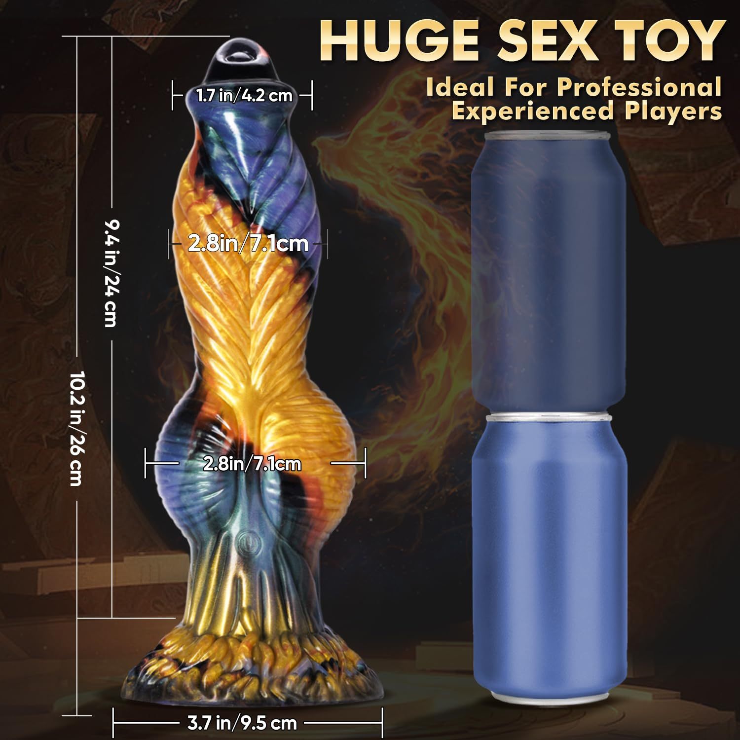🔥2024 new model on the market-💥Colorful Gold Firebird Vibrator