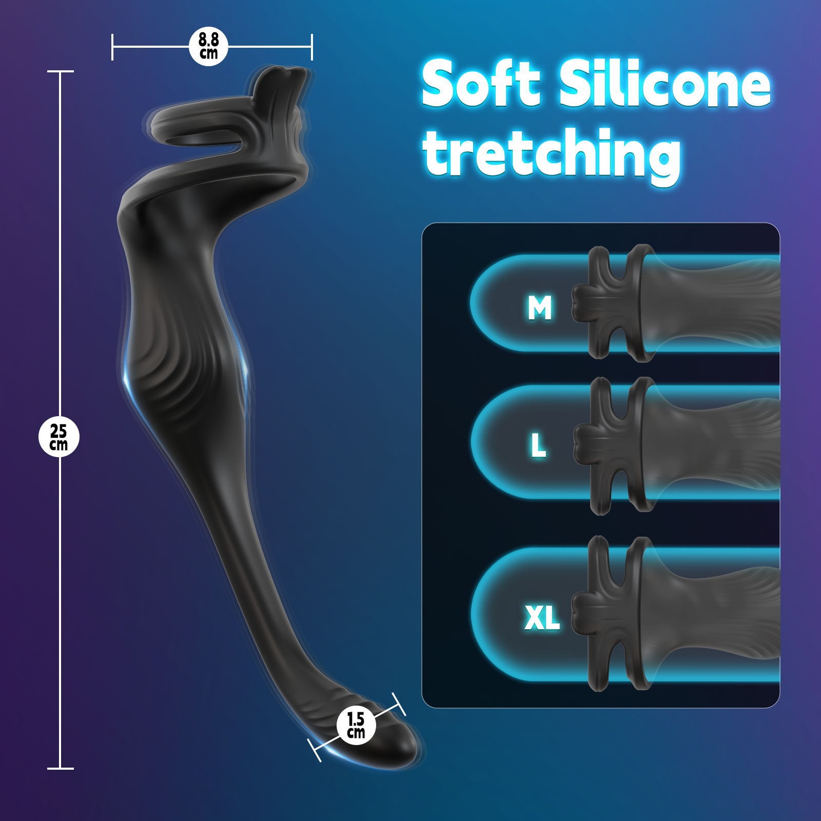 😍Vibrating Prostate Anal Massager💥-💖Male Sex Toys Adult Toys Penis Ring✨