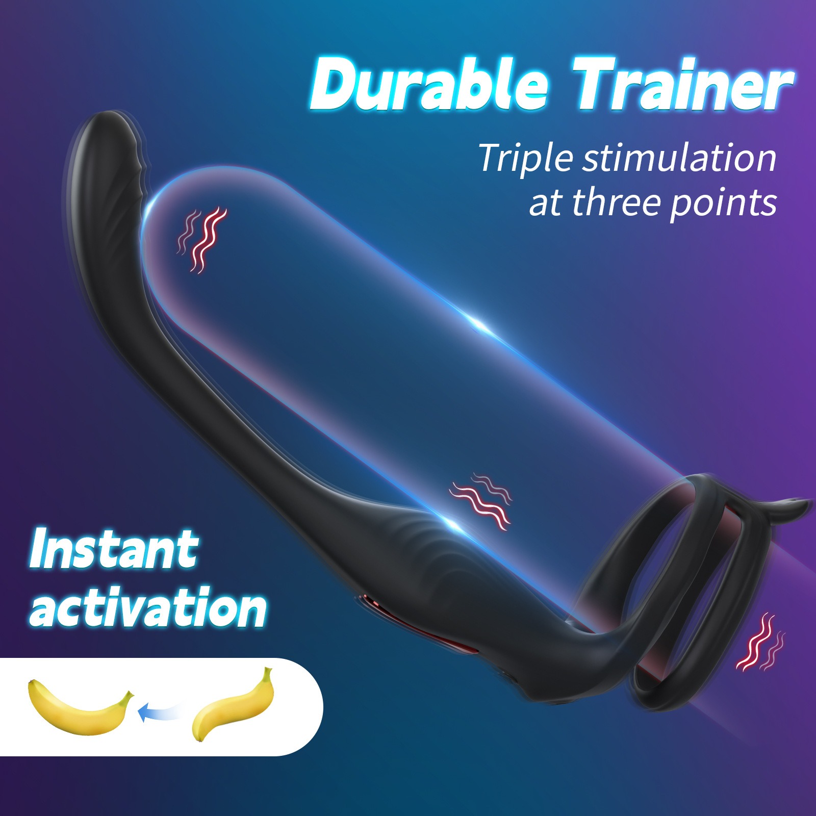 😍Vibrating Prostate Anal Massager💥-💖Male Sex Toys Adult Toys Penis Ring✨