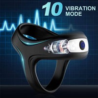 😍Vibrating Penis Ring for Men Erection Support