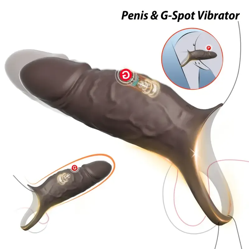 👑 2025 PleasureForge™ Vibrating Penis Extender💋 — Every stroke hits 
