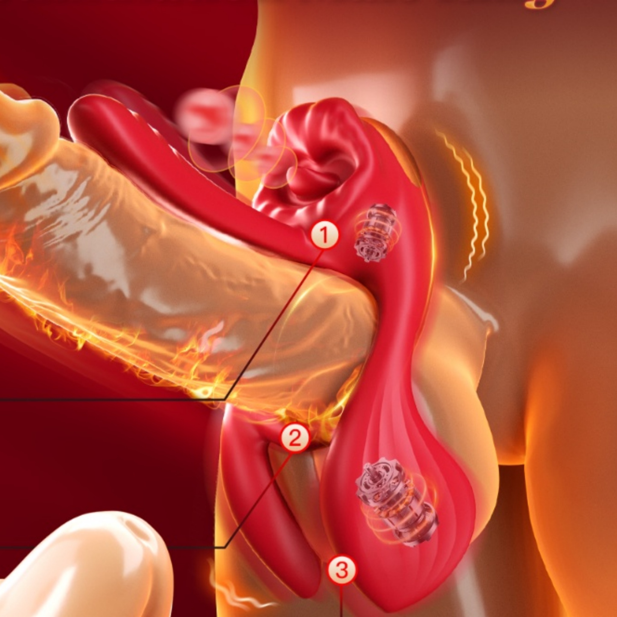 😍RoseBliss™ ED Support Ring – Supports Erection & G‑Spot Pleasure for Him & Her 💪