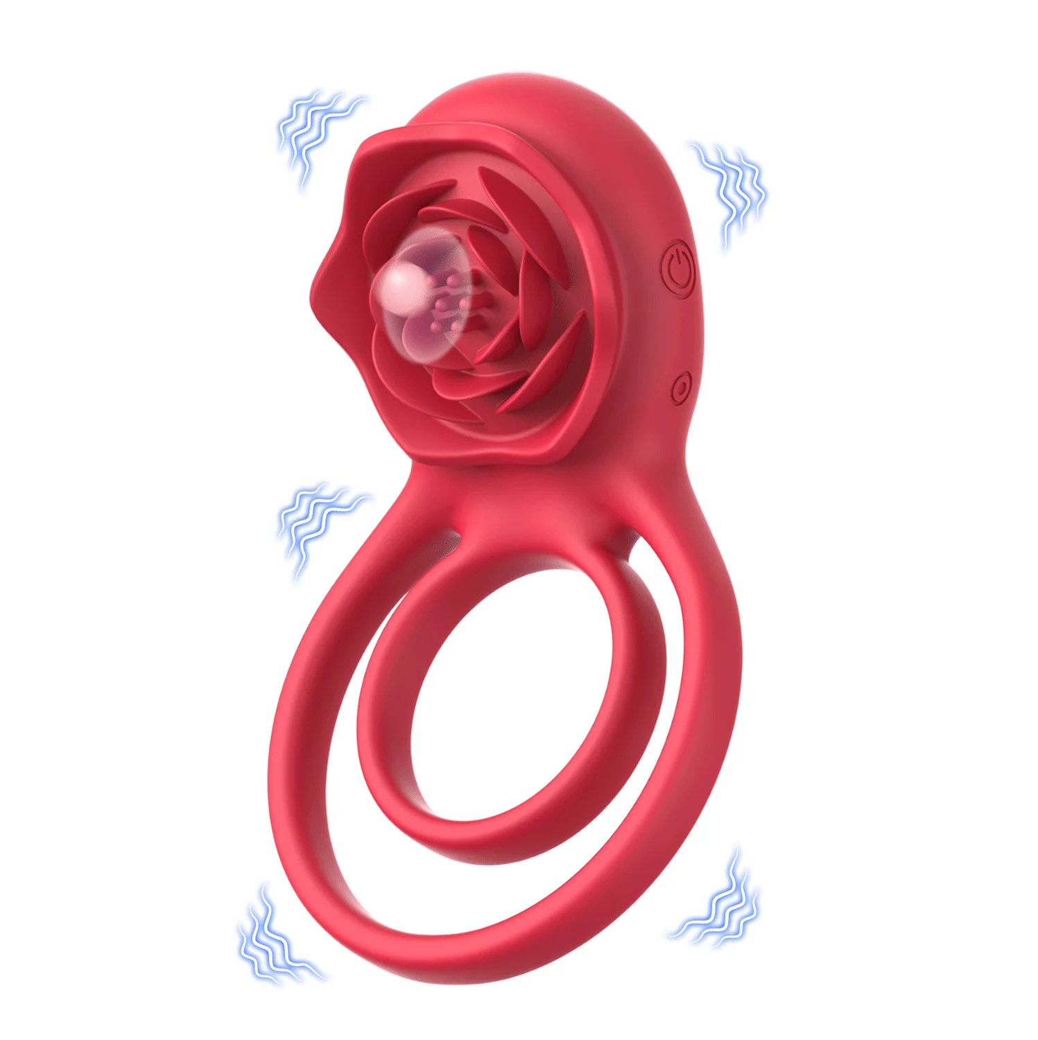 🔥Rose Shaped Vibrating Cock Ring
