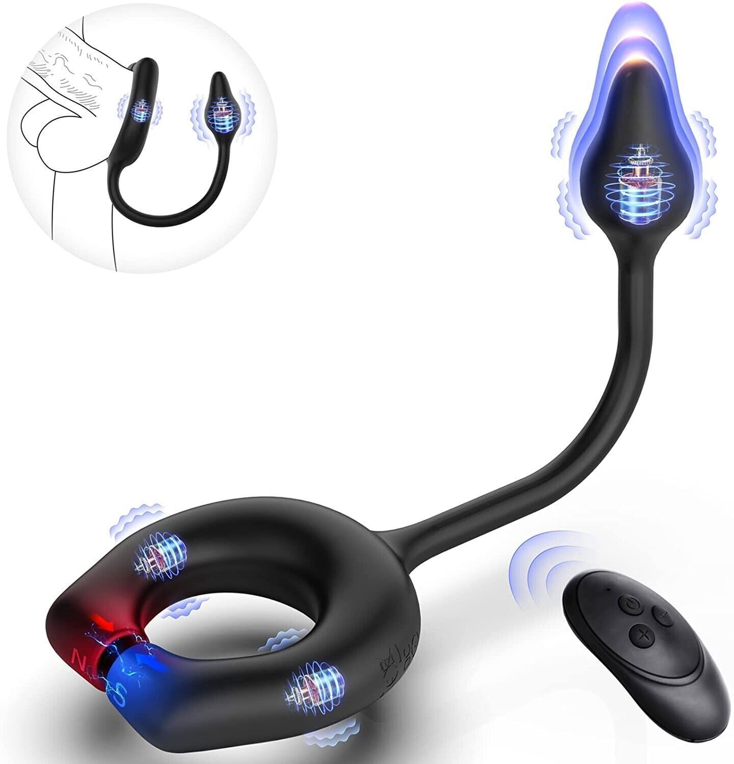 🔥2023 latest hot style low price 💥- Male Prostate Massager Ring Sex Toys For Men😍