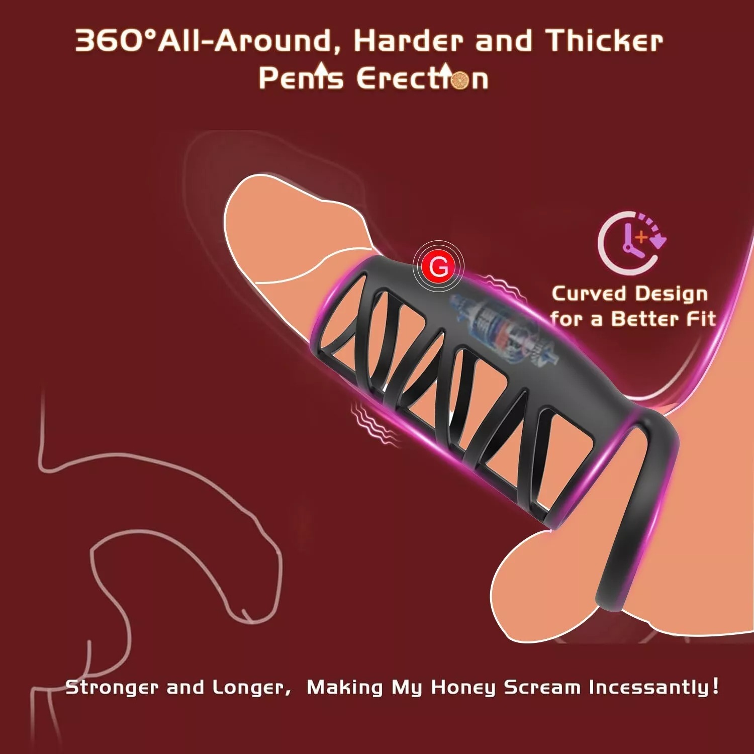 👑2025 Latest Style Design✨ - 😍Penis Enhancement Vibrator💖