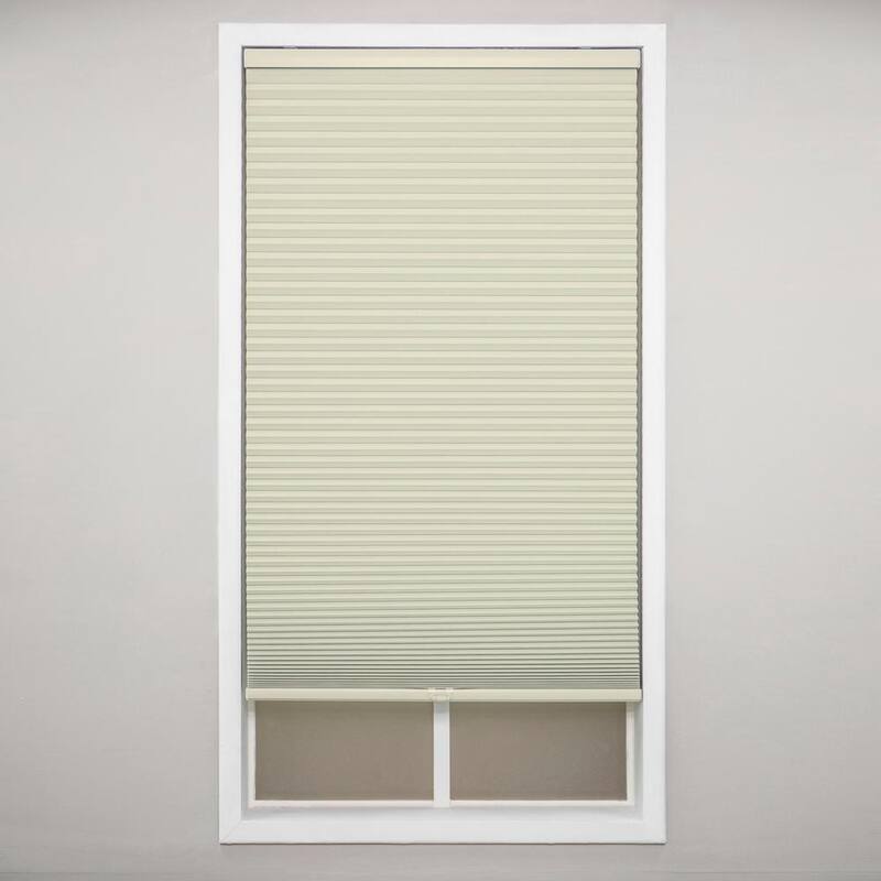 Cut-to-Width Alabaster Cordless Blackout Eco Polyester Honeycomb Cellular Shade 29 in. W x 48 in. L-Paradise Island Wear